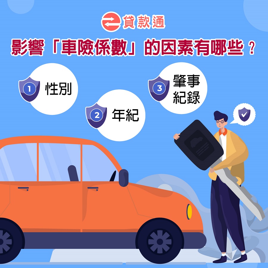 影響「車險係數」的因素有哪些？