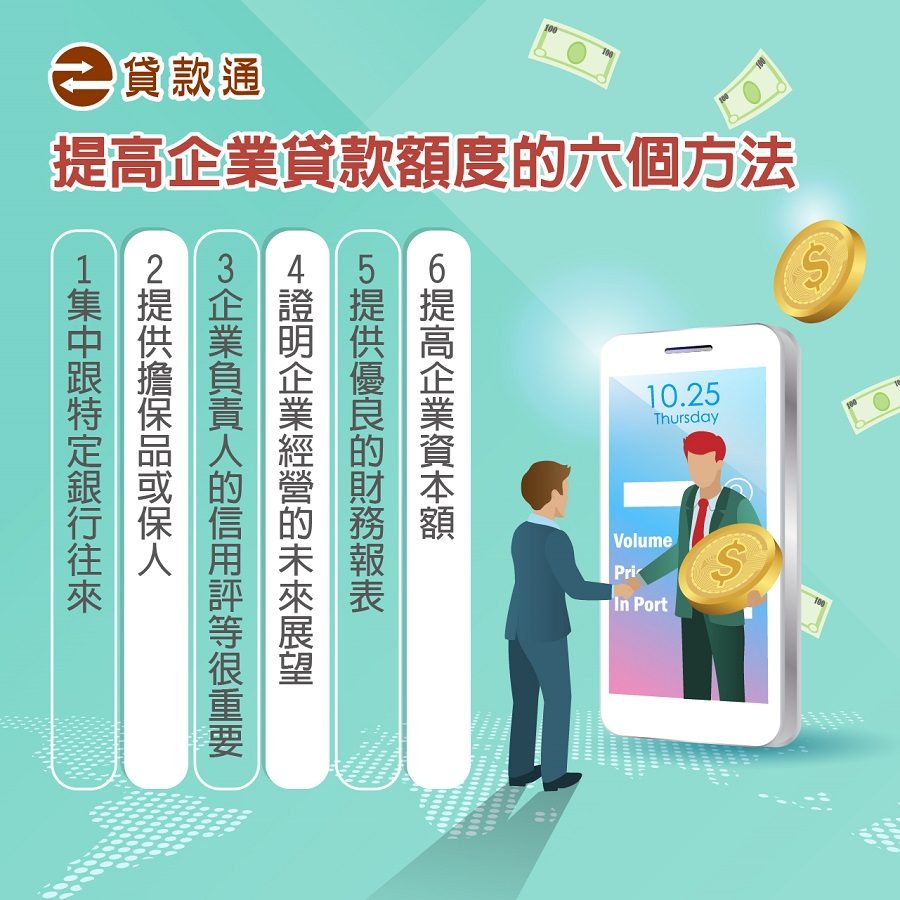 提高企業貸款額度的六個方法