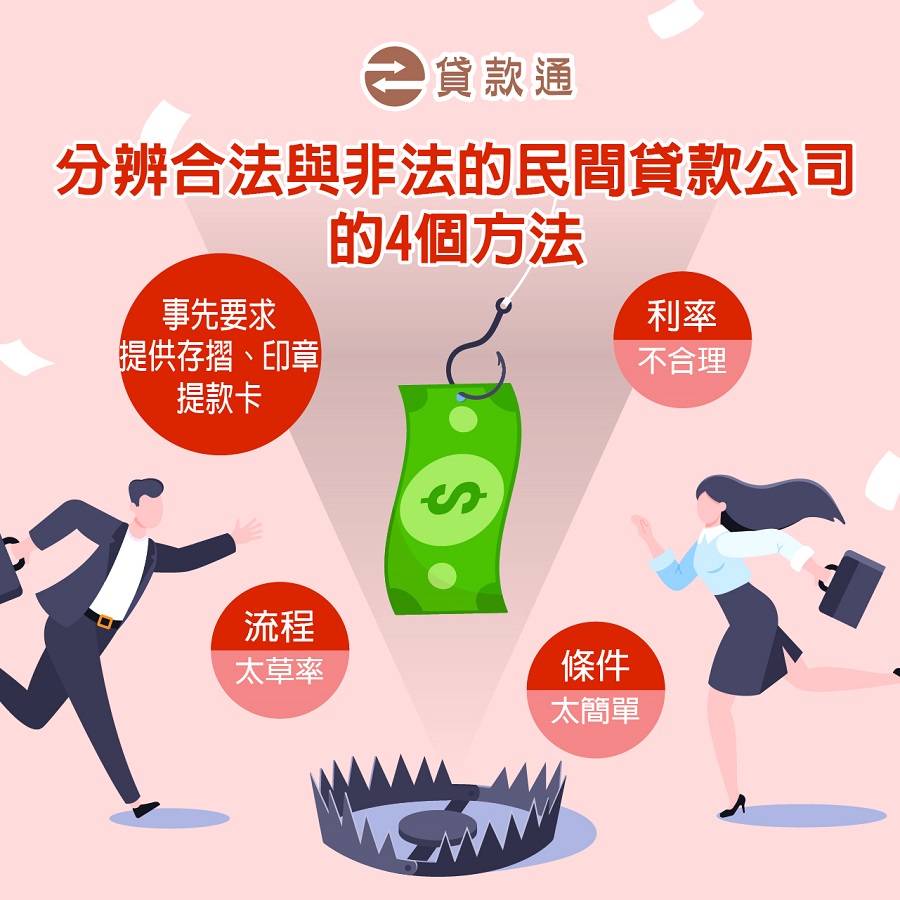 分辨合法與非法的民間貸款公司的4個方法